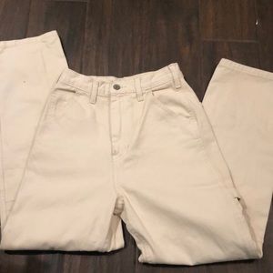 brandy melville (john galt) white cargo pants